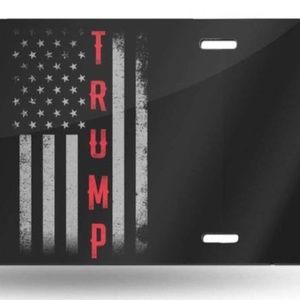 SOLD SOLD SOLD  no longer available.  THE TRUMP License Plate